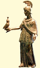 Minerva with Owl