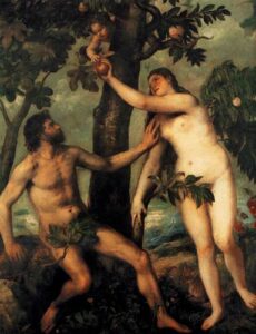 temptation of adam and eve